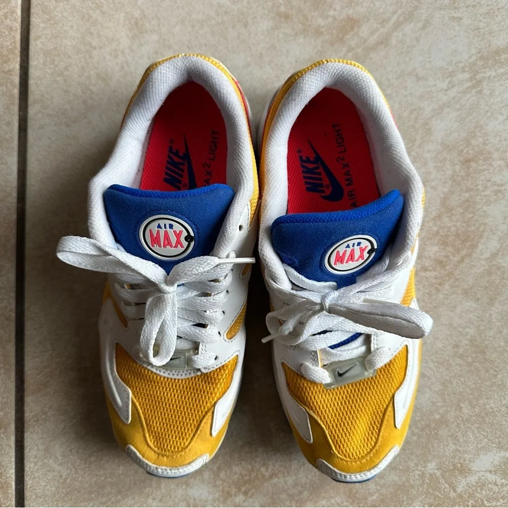 Nike Air Max Sneakers - Yellow, White